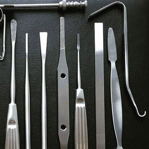 Juego de Instrumentos Quirúrgicos para Rinoplastia Manual, Reutilizables, de Acero Inoxidable de Alta Calidad, con Certificación CE para Uso Hospitalario - Product Image 3