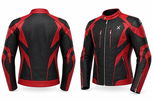 เสื้อแจ็คเก็ตมอเตอร์ไซค์หนังแท้สำหรับแข่งรถ OEM |   ป่าโคบอลต์แดงดำ |   ผู้ผลิต OEM ODM |   คุณภาพการออกแบบระดับพรีเมียม |   ชุดแข่งรถ | - Product Image 3