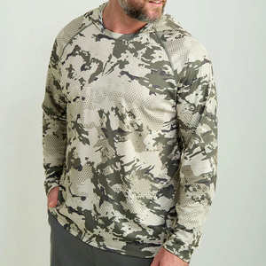 Long Sleeve Wholesale Custom Plus Size Unisex Fishing <b>Shirts</b> Sublimation Quick Dry Breathable UPF 50 <b>Moisture</b> <b>Wicking</b> Fabric - Product Image 1