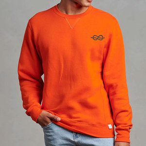 <b>Men</b> Women Gym Fleece Loose Fit O-Neck Print Sweatshirt 100% Cotton Breathable Winter Custom Casual <b>Pullover</b> - Product Image 2