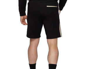 Ensemble de survêtement respirant en polaire pour homme, couleur unie, style streetwear, avec t-shirt et short - Product Image 1
