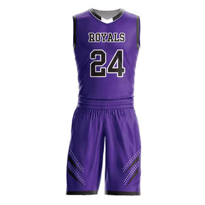 Tenue de basketball personnalisée pour hommes, kit d'équipe de club, nouveau design, uniforme de basketball respirant avec faible MOQ - Product Image 1