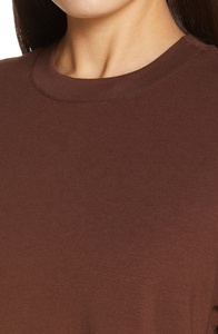 Ventes chaudes - T-shirts pour femmes, vêtements d'été, t-shirts de couleur unie, style décontracté, t-shirts de sport pour la salle de sport - Product Image 4