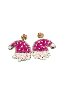 Gingerbread Dangle Drop Handcraft Beaded Embroidery <b>Earrings</b> <b>Cute</b> Stylish And Jewelry New Design Collection By Hiba Enterprises - Product Image 3