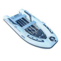Bateau semi-rigide en aluminium de 11 pieds, modèle 330, avec coque en PVC Hypalon, à vendre