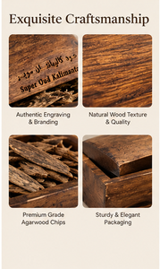 Incienso de Agarwood Oud de Kalimantan, Varillas de Fragancia de Madera 100% Natural, 40g, para Aromaterapia, Meditación y Decoración del Hogar - Product Image 2