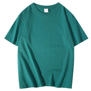 T-shirt en coton pour homme, décontracté, manches courtes, respirant, col rond, coupe classique, léger, streetwear, mode USA - Product Image 1