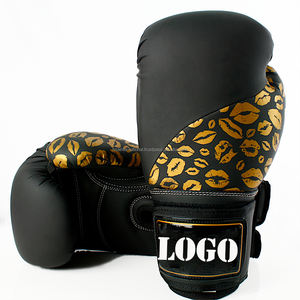 Guantes de boxeo de cuero Artificial para mujer, guantes de boxeo personalizados de marca privada, profesionales de alta calidad para entrenamiento de boxeo - Product Image 6