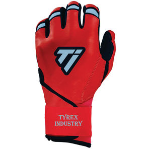 ถุงมือตีเบสบอลแบบกำหนดเอง OEM ปี 2026 สีแดงดำ สำหรับมืออาชีพ เด็กและผู้ใหญ่ ขายส่งจากผู้ผลิต - Product Image 5