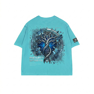 เสื้อยืดสตรีทแวร์ผู้ชายลายกราฟิกพิมพ์ DTG สไตล์วินเทจ ซักย้อมสีแบบ Stone Washed คุณภาพดีที่สุด ผ้าฝ้าย 100% ทรงโอเวอร์ไซส์ - Product Image 2
