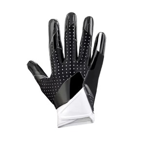 Customized Design Non <b>Slip</b> Receiver American Football Gloves Lightweight Breathable Adjustable Wrist Strap <b>Full</b> Finger Gloves - Product Image 4