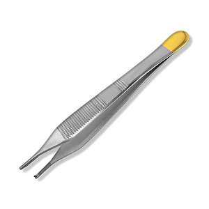 Pinzas Adson Rectas Manuales de Carburo de Tungsteno para Tejidos, 4.75 Pulgadas, Punta Fina, 1x2 Dientes, Calidad Quirúrgica Premium para Cirugía Plástica - Product Image 3