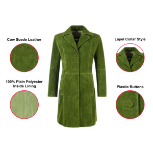 Services OEM Manteau long pour femme, chaud et élégant, en laine, pour l'hiver, style décontracté, fabricant et fournisseur en gros - Product Image 5