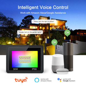 Oferta Especial: Proyector LED Inteligente Tuya WiFi IP66 <span class=keywords><strong>con</strong></span> Control por Voz, Música, 50W RGBCW para Decoración de Jardín y Festivales PST-FL-50W - Product Image 2
