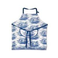 Tablier classique sans manches en coton 100% avec logo personnalisé imprimé, pour femmes, réutilisable, lavable, doux, respirant, résistant à l'huile, pour usage quotidien