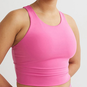 Sujetador Deportivo de Alta Calidad para Mujer, Transpirable, con Espalda Cruzada, Diseño Personalizado con Torsión Frontal, Tallas Grandes, Ecológico, de Alta Sujeción - Product Image 2