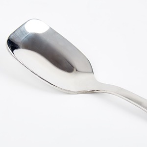 Minimalist Stainless Steel Serving Spoons High Mirror Polish Dishwasher Safe Catering <b>Flatware</b> Set - Product Image 5
