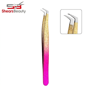 Pinzas Portátiles de Acero Inoxidable para Pestañas con Punta Inclinada, Cepillos Protectores y Organizador de Delineador de Ojos de Alta Calidad - Product Image 2