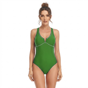New Style Beach Wear Swimming Suit Women Swimsuit Low Price 100% Polyester Fabric Made Women Swim Suit - Product Image 1