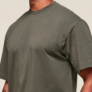 Camisetas de Hombre, Nuevas, Elegantes, Cuello Redondo, Manga Corta, Corte Regular, 220 GSM, Transpirables, de Secado Rápido, 100% Algodón, Precio Bajo, Alta Calidad - Product Image 2