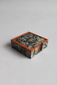 Ensemble de sous-verres à thé en résine et émail faits à la main pour Table basse bureau Table à manger accessoires de verres élégants à vendre - Product Image 5