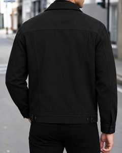 Chaqueta de Lana para Hombre con Cuello Camisero y Cierre de Botones - Product Image 2
