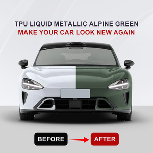 ฟิล์มกันรอยรถยนต์ Liquid Metal <span class=keywords><strong>Alpine</strong></span> <span class=keywords><strong>Green</strong></span> ขนาด 1.52*15 เมตร แบบม้วน เคลือบเงา แห้งเร็ว TPU PPF ฟิล์มป้องกันสีรถยนต์ ซ่อมแซมตัวเองได้ - Product Image 4