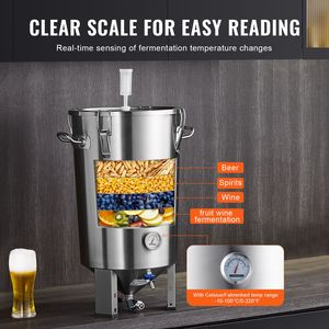 Fermentatore per Birra da 8 Galloni in Acciaio Inox 304, Nuovo Kit per Produzione Casalinga di Birra - Product Image 5