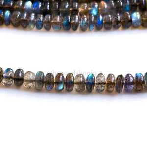 Cuentas Redondas de Labradorita Natural, Labradorita Azul Fuego, Cuentas Redondas Lisas de 5-7mm, Cuentas de Piedras Preciosas de Labradorita para la Fabricación de Joyas - Product Image 2