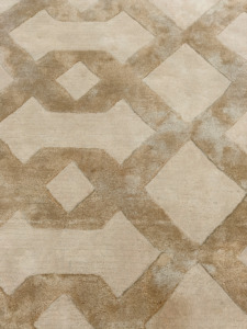 Tapis persan en coton à poils coupés et longs, tufté à la main, écologique, avec envers antidérapant en latex, pour salon, chambre, exercice et prière - Product Image 3