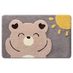 Tapis de sol absorbant et antidérapant pour salle de bain et toilettes, design mignon de dessin animé, séchage rapide, personnalisable - Product Image 6