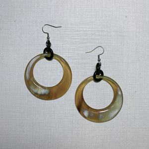 Eco-Friendly Hoop Stud Earrings Women Healthy Lifestyle Diamond Jewelry Cute Horn <b>Wedding</b> Engagement Party Available Bulk - Product Image 2