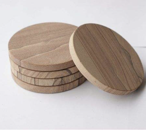 Modern Wooden <b>Square</b> Coasters <b>Set</b> With Non Slip Design For Drink Glasses Mats & Pads made by Tayyab Handicraft - Product Image 2