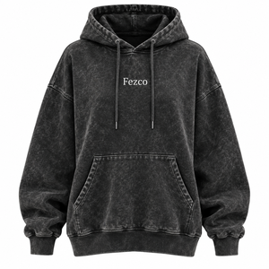 Sudadera con Capucha para Mujer, Corte Holgado, Lavado Ácido, Estilo Urbano, para Invierno - Product Image 3