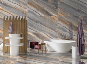 Gamme de carreaux en porcelaine haute brillance Prestige 800x1600 1200x1800 750x1500mm, conçue pour un flux visuel épuré et un équilibre spatial élégant - Product Image 2