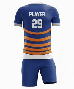 Uniformes de Fútbol al por Mayor 2026 con Bloques de Color Degradado, Logotipo Personalizado, Secado Rápido, Transpirables, Conjuntos de Camisetas de Entrenamiento de Fútbol, Sublimación - Product Image 2