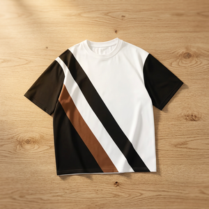 T-shirt de golf à manches courtes pour homme, grande taille, en jersey coton/polyester, avec logo d'entreprise personnalisé, impression numérique, respirant et à séchage rapide - Product Image 1