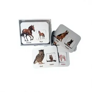 Rompecabezas de Animales y sus Crías, 18 Piezas, Juguete Educativo para Niños de 5 a 7 Años, Cartón y Papel - Product Image 6