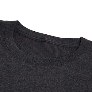 T-shirt formel professionnel pour homme, 100 % coton, brodé avec logo personnalisé, col rond, manches courtes, coupe ample, anti-boulochage - Product Image 4