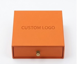 Custom logo <b>Gift</b> Sliding <b>Box</b> UV Kraft Paper Slide Packaging Drawer Boxes - Product Image 3
