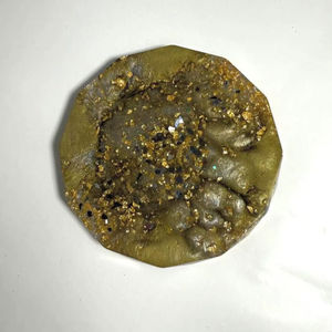 Bandeja de Bar Multifuncional de Resina Epoxi con Diseño Floral Art Deco Hecha a Mano - Product Image 1