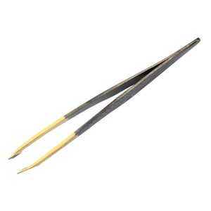 MAHFOOZ INSTRUMENTS Pince à épiler personnalisée en acier inoxydable, pointe fine, inclinée et plate, outil de maquillage pour l'épilation avec étui - Product Image 4