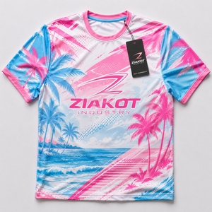 ZIAKOT industry New design Men's Custom Graffiti Pattern Purple-Old Gold Scratch 3D Long Sleeve Performance T-Shirt - Product Image 5