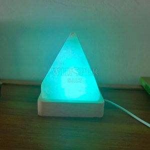 Himalayan <b>Mini</b> Salt Lamp Carved Modern Style High Quality Top A+ Grade <b>Table</b> Decor Soft Glow Relaxing Light Home - Product Image 5