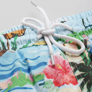 Men Camo Print Board Shorts Quick Dry Beach Shorts Lace Up Waist Summer Swim Shorts Surf Shorts Custom Logo OEM - Product Image 3