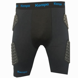 Protección para la parte inferior del cuerpo en fútbol, pantalones cortos anti-impacto para fútbol, pantalones de soporte muscular para fútbol, ropa de compresión para fútbol, venta al por mayor. - Product Image 5