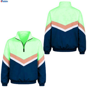 Chaqueta Cortavientos para Mujer BOBBIN INDUSTRIES, Manga Larga, Cierre Frontal con Cremallera, Diseño con Bloques de Color, Resistente al Viento, con Capucha, Reversible, Transpirable, de Secado Rápido - Product Image 6