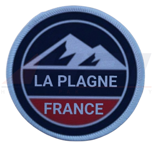 Patch de sublimation authentique avec impression par sublimation pour vêtements de sport, patch en cuir personnalisé avec options double usage : thermocollant et à coudre - Product Image 3