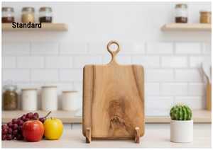 Planche à découper en bois écologique Belladec, grande surface de préhension pour une découpe facile, forme personnalisée durable, épaisseur 1,5 cm, passe au lave-vaisselle - Product Image 2