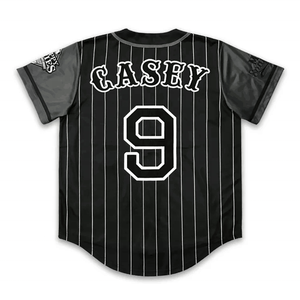 Maillot de baseball camouflage à boutons, chemise de sport à manches courtes, tenue d'équipe, vêtement décontracté, maillot de baseball personnalisé pour homme, sublimation - Product Image 2